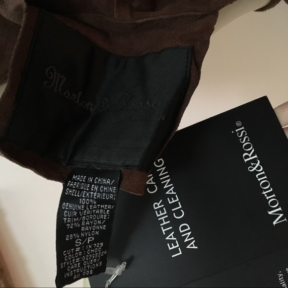 Ruffled tie front suede top or jacket with bell sleeve size small - Picture 7 of 7